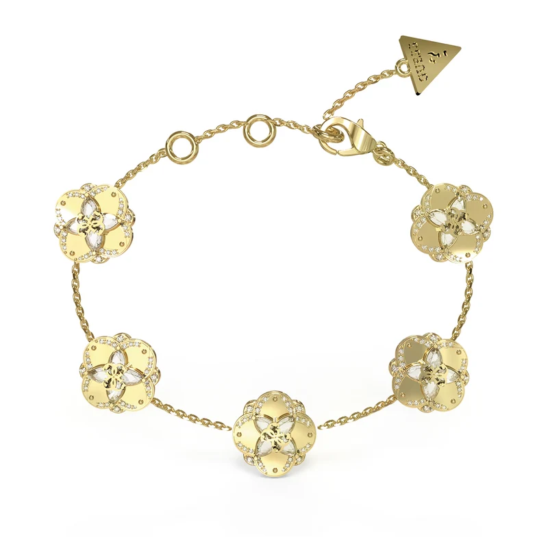 Guess Wild Flower Gold Bracelet JUBB05501JWYGS