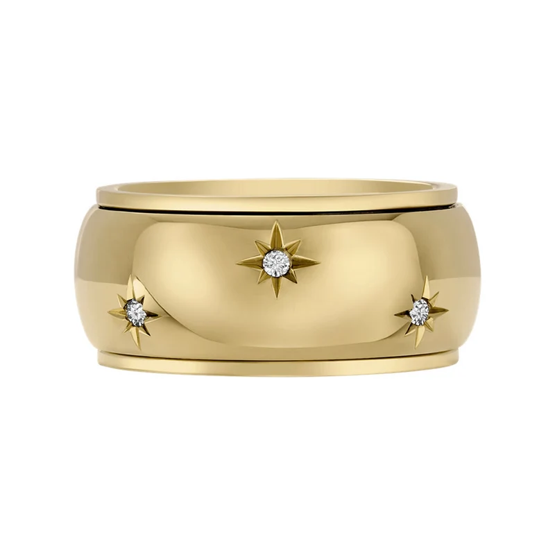 Fossil Sadie Gold Coloured Ring JF048357107