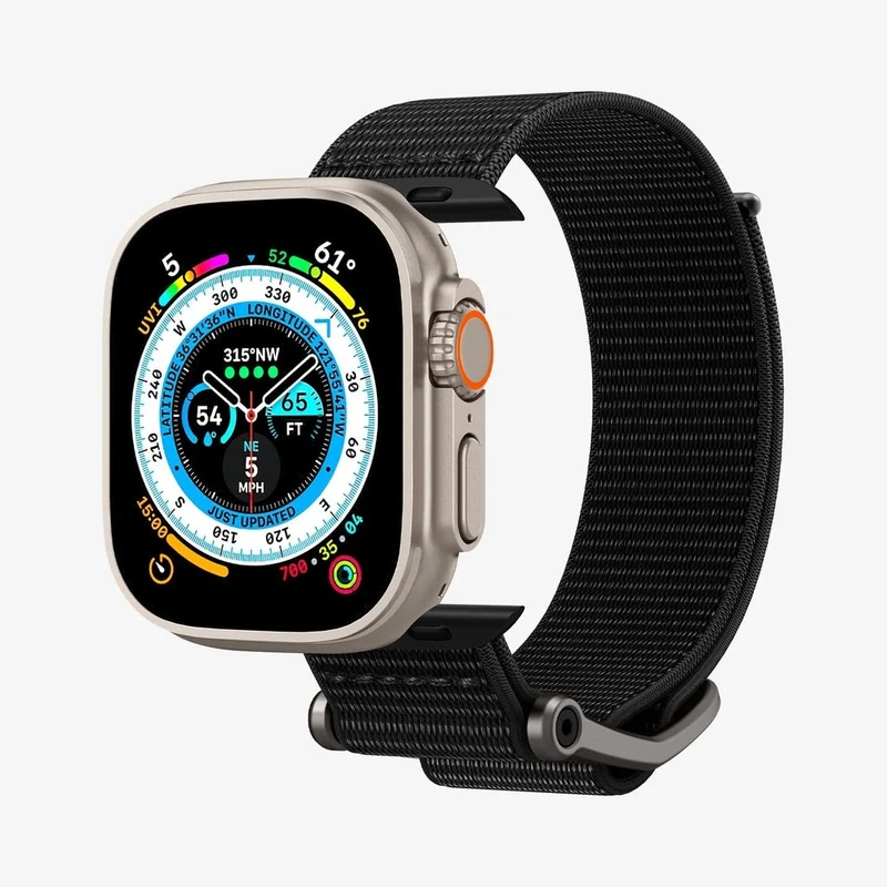 Spigen Apple Watch 49mm 46mm 45mm 44mm 42mm DuraPro Flex Band (Black)