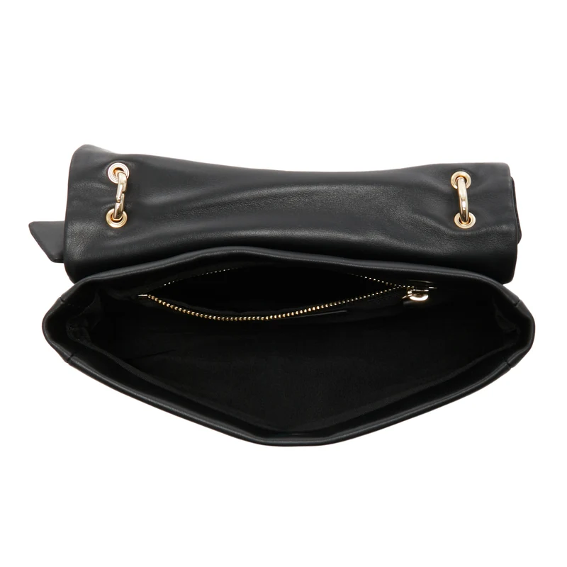 Tommy Hilfiger Pushlock damen Schultertasche Schwarz AW0AW15685BDS