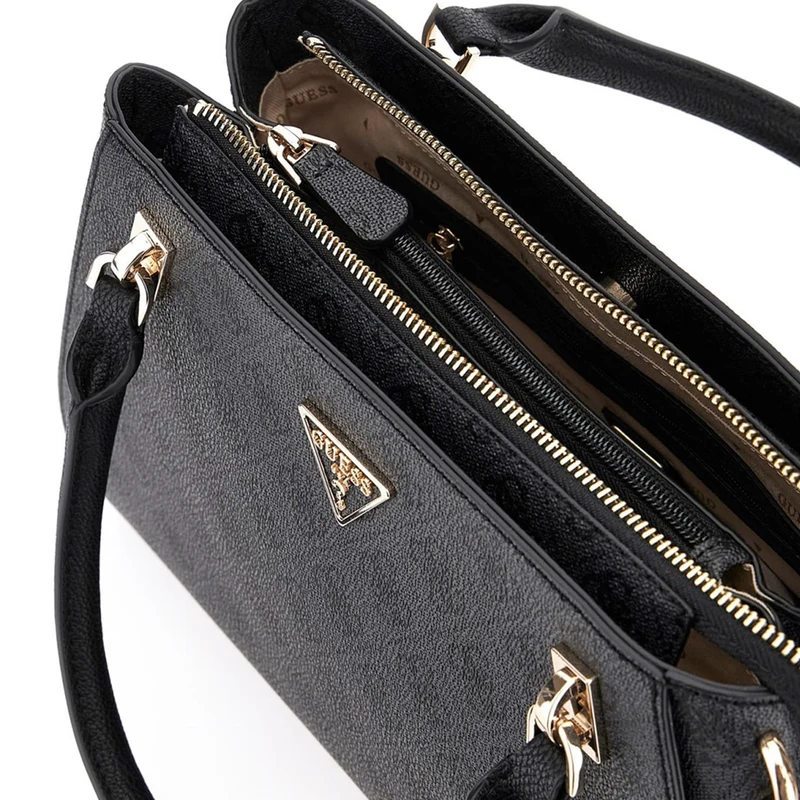 Guess Noelle Coal Logo Luxury Shoulder Bag HWBG96-72070-CLO