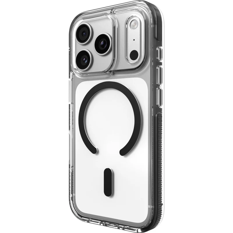 ZAGG Santa Cruz Snap Case for iPhone 18 Pro/17 Pro (Clear/Black)