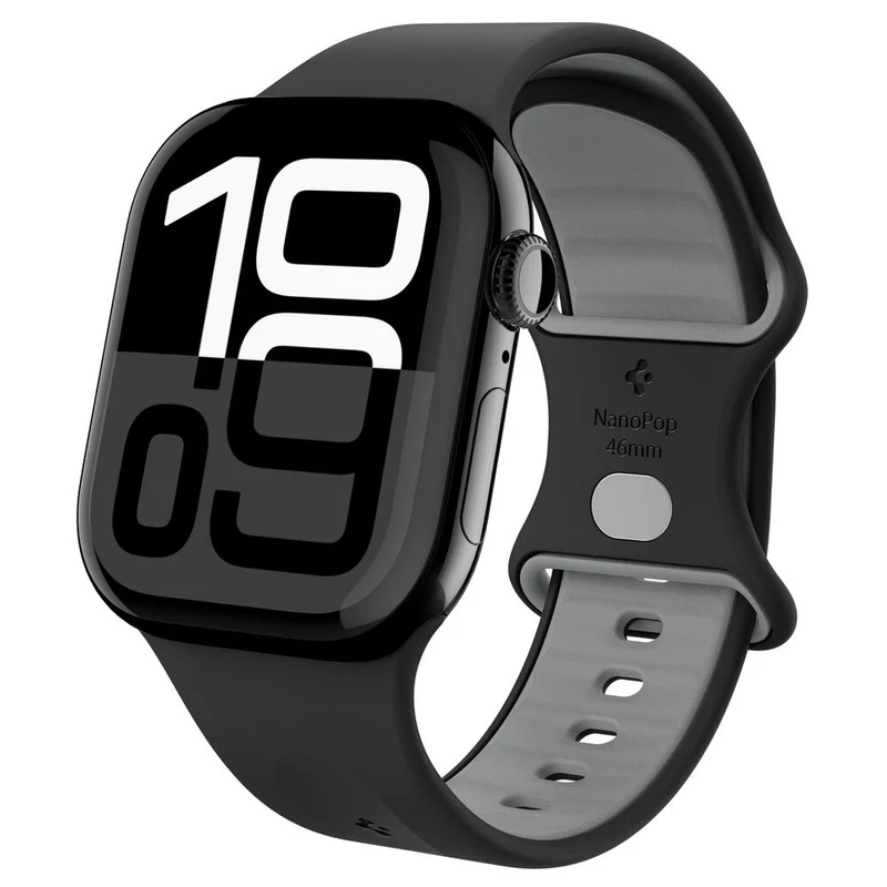 Spigen Apple Watch 49mm 46mm 45mm 44mm 42mm Nano Pop Band (Black Sesame)