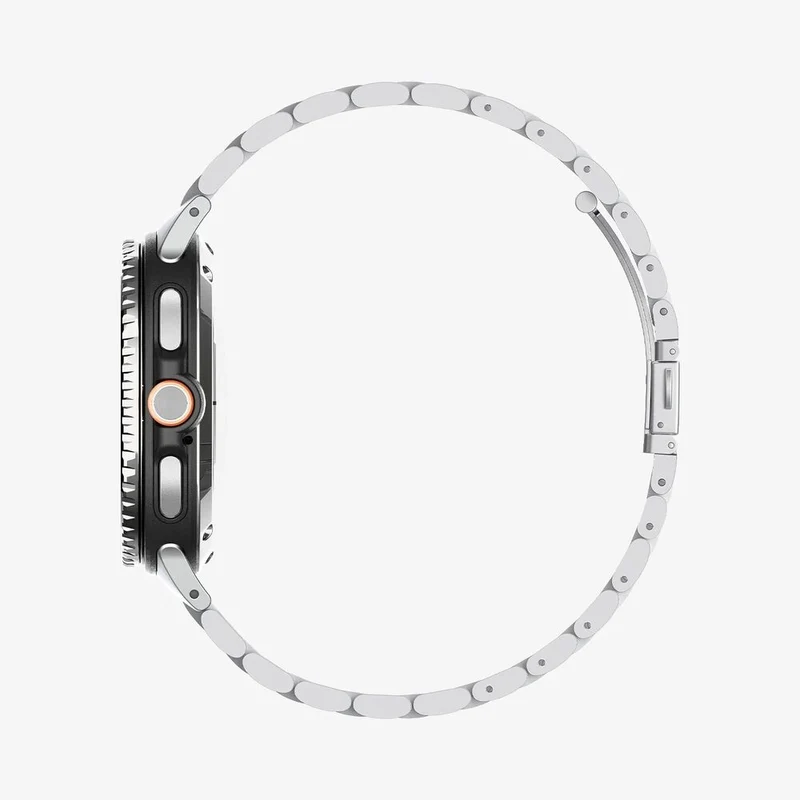 Spigen Galaxy Watch 9 / 8 40mm/44mm/Classic 46mmModern Fit 316L Band (Silver)
