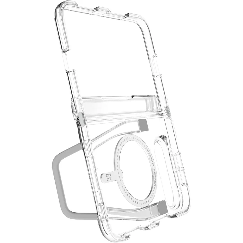 ZAGG Crystal Palace Snap KickStand case for iPhone Fold (Clear)