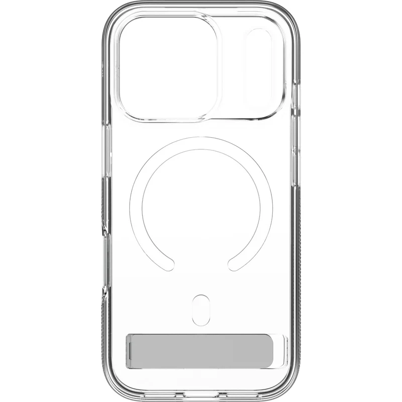 ZAGG Crystal Palace Snap KickStand Case for iPhone 18 Pro/17 Pro (Clear)