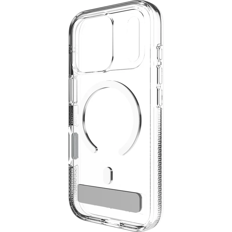ZAGG Crystal Palace Snap KickStand Case for iPhone 18 Pro/17 Pro (Clear)