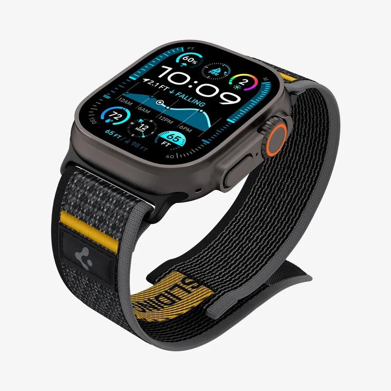 Spigen Apple Watch 49mm 46mm 45mm 44mm 42mm Athlex Air Band (Active Black)