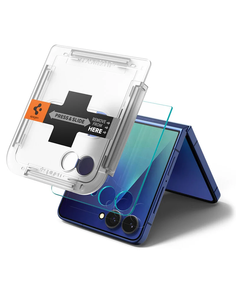 Spigen Galaxy Z Flip 8 / 7 Glas.tR EZ Fit Screen Protector 2PCS (Clear)