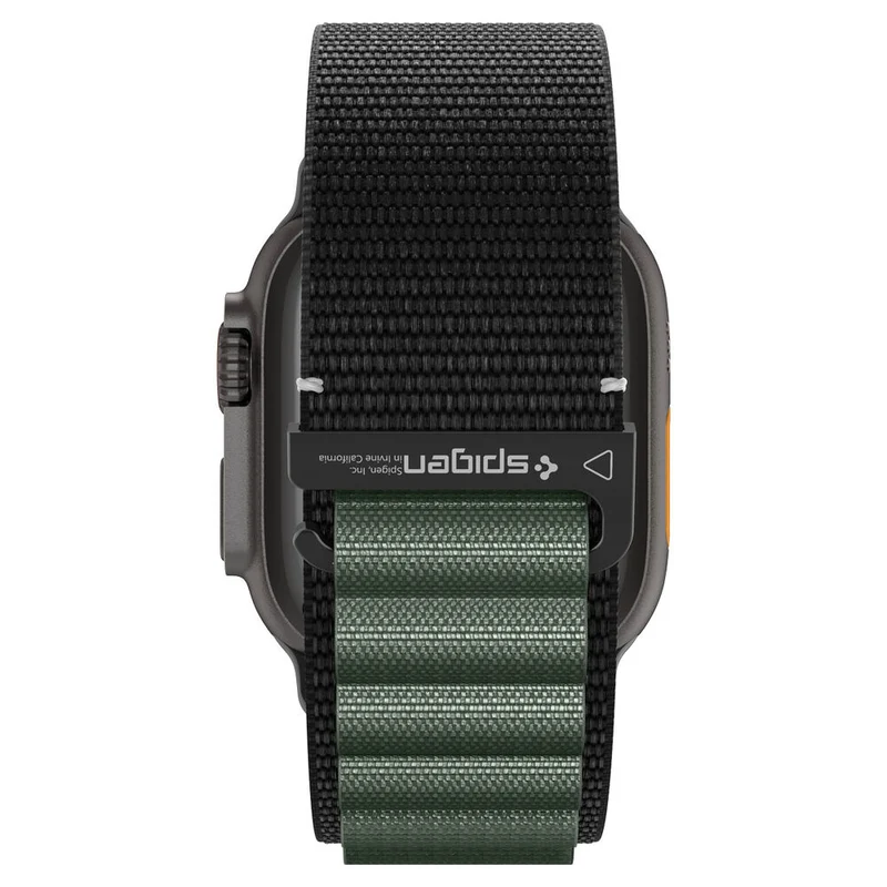 Spigen Apple Watch 49mm 46mm 45mm 44mm 42mm WBF1 Band (Black Green)