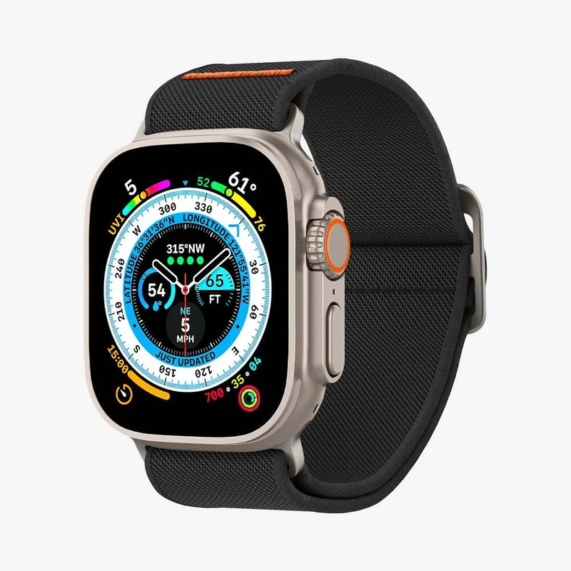 Spigen Apple Watch 49mm 46mm 45mm 44mm 42mm Lite Fit Ultra Band (Black)