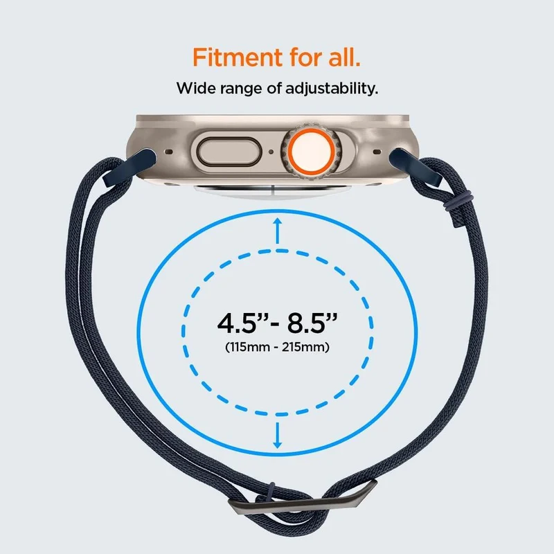 Spigen Apple Watch 49mm 46mm 45mm 44mm 42mm Lite Fit Ultra Band (Navy)