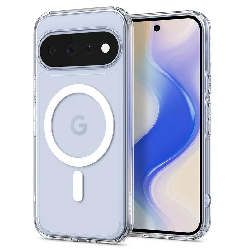 Spigen Google Pixel 11 Ultra Hybrid (MagFit) Case (Clear Case / White Ring)