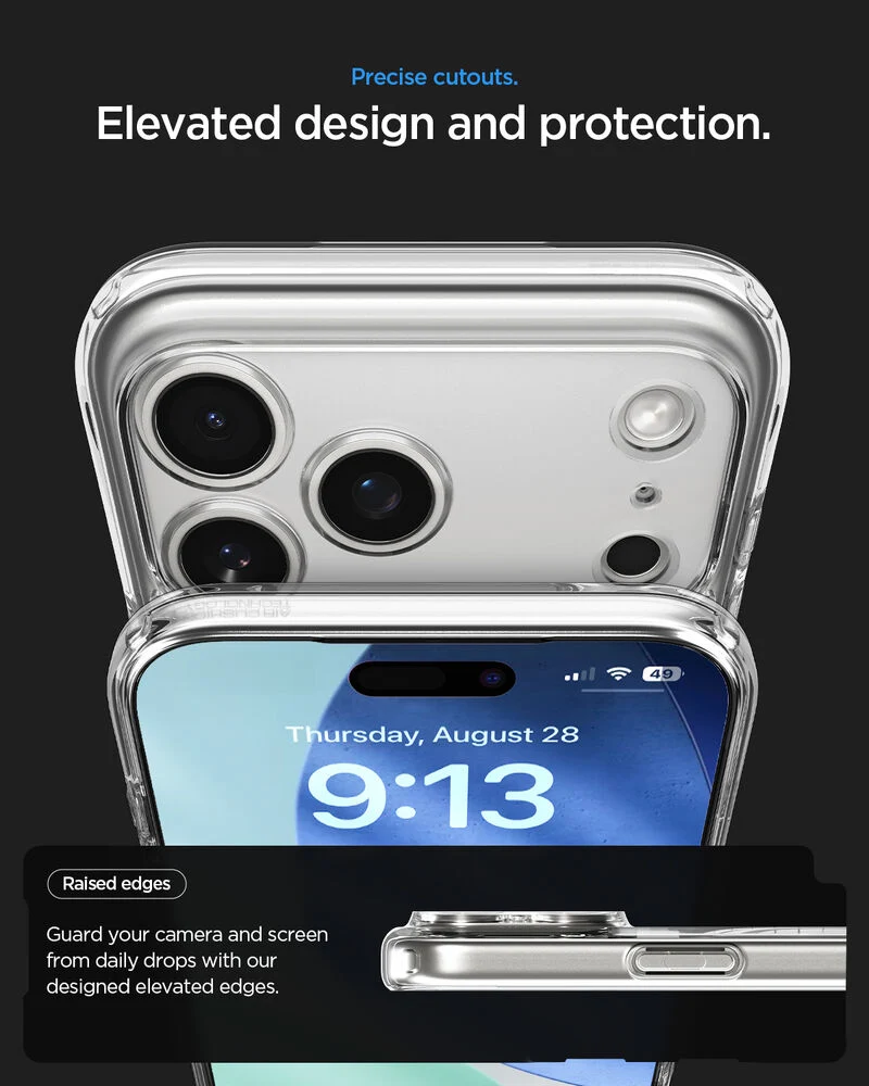 SPIGEN Ultra Hybrid Zero One MagSafe Case for iPhone 18 Pro Max/17 Pro Max (Zero One Natural Titanium)