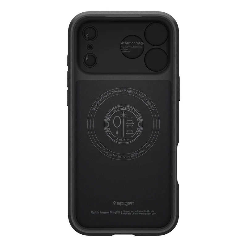 SPIGEN Optik Armor MagSafe Case for iPhone 18 Pro/17 Pro (Black)