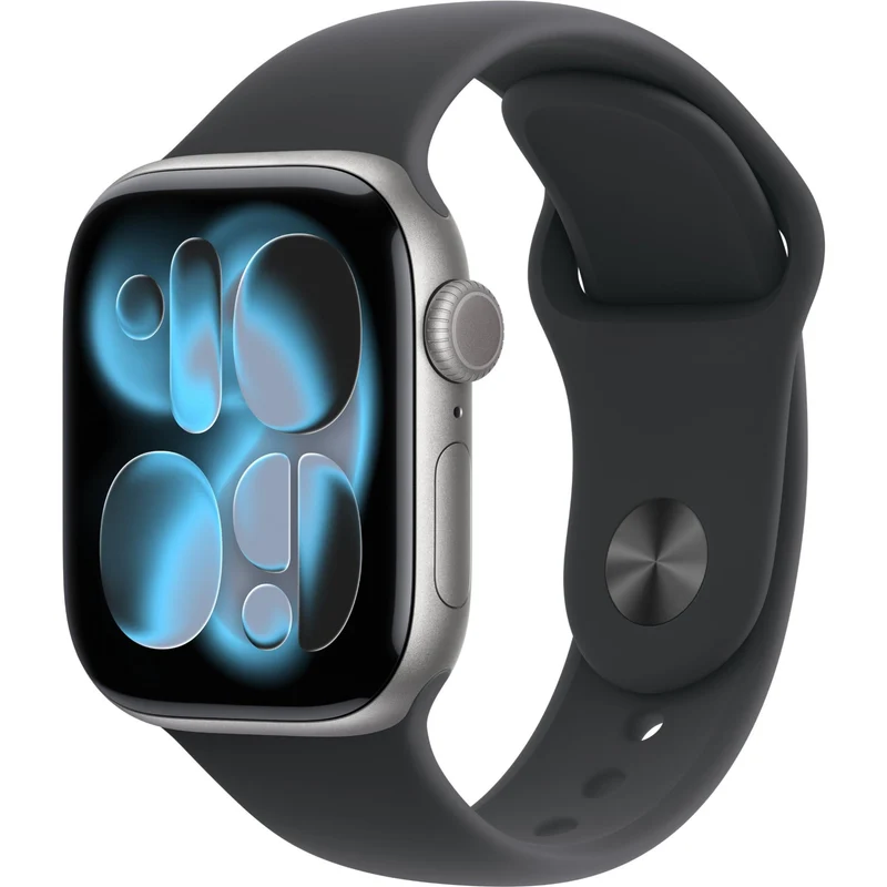 Apple Watch Series 11 42mm Space Grey Aluminium Case GPS Sport Band (M/L) [Black]
