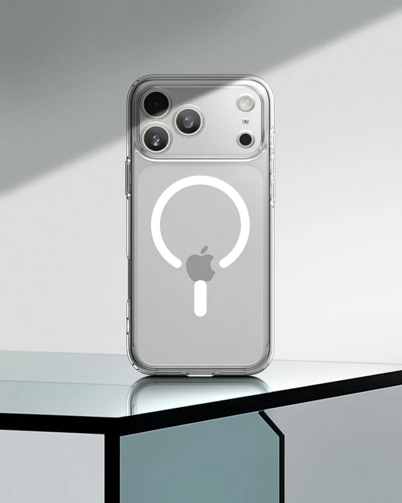 SPIGEN Ultra Hybrid MagSafe Case for iPhone 18 Pro/17 Pro (Clear Case/Graphite Ring)