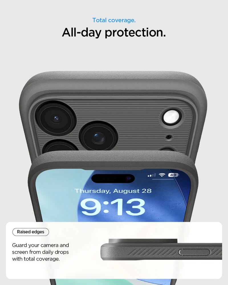SPIGEN Rugged Armor MagSafe Case for iPhone 18 Pro/17 Pro (Black)