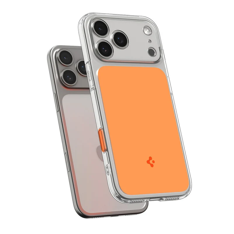 SPIGEN Ultra Hybrid T MagSafe Case for iPhone 18 Pro Max/17 Pro Max (Glossy Orange)