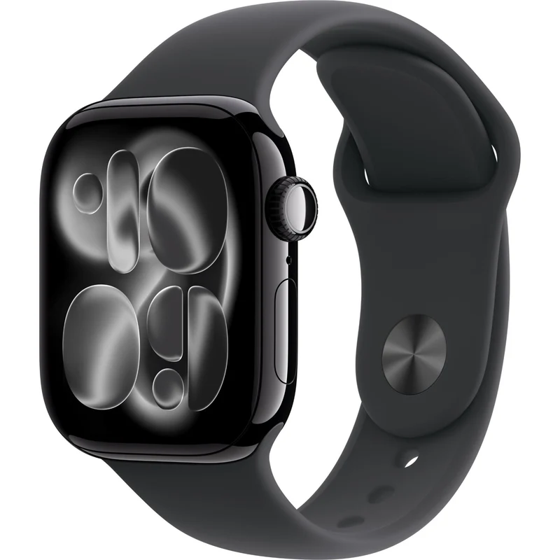 Apple Watch Series 11 42mm Jet Black Aluminium Case GPS Sport Band (M/L) [Black]