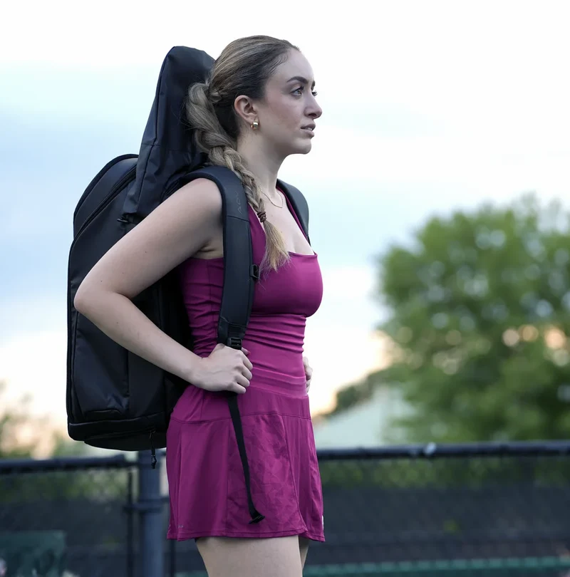 ADV Tennis Backpack V2 Bag (3 Racquet Capacity) with 16" Laptop Sleeve + Cooler in Volt Charcoal