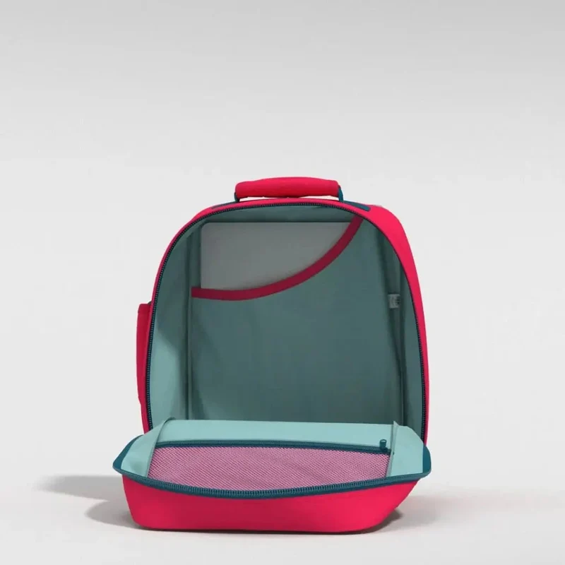 CabinZero Classic 28L Lightweight 0.6kg Carry On Backpack - Miami Magenta