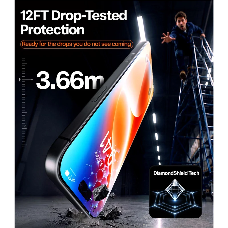 Torras HD Glass Screen Protector for iPhone 18 Pro