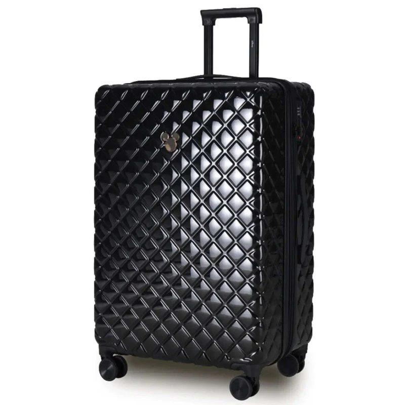 Disney Mickey 4-Wheel Spinner Suitcase Set of 3 - Black (Small, Med and Large)