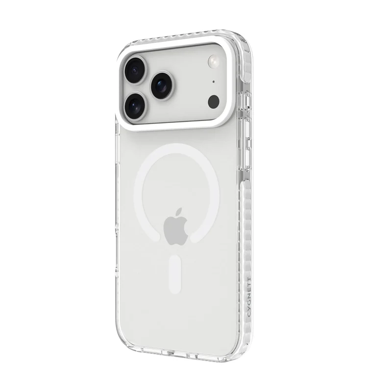 Cygnett Charge and Connect MagSafe Case for iPhone 18 Pro Max/17 Pro Max (White)