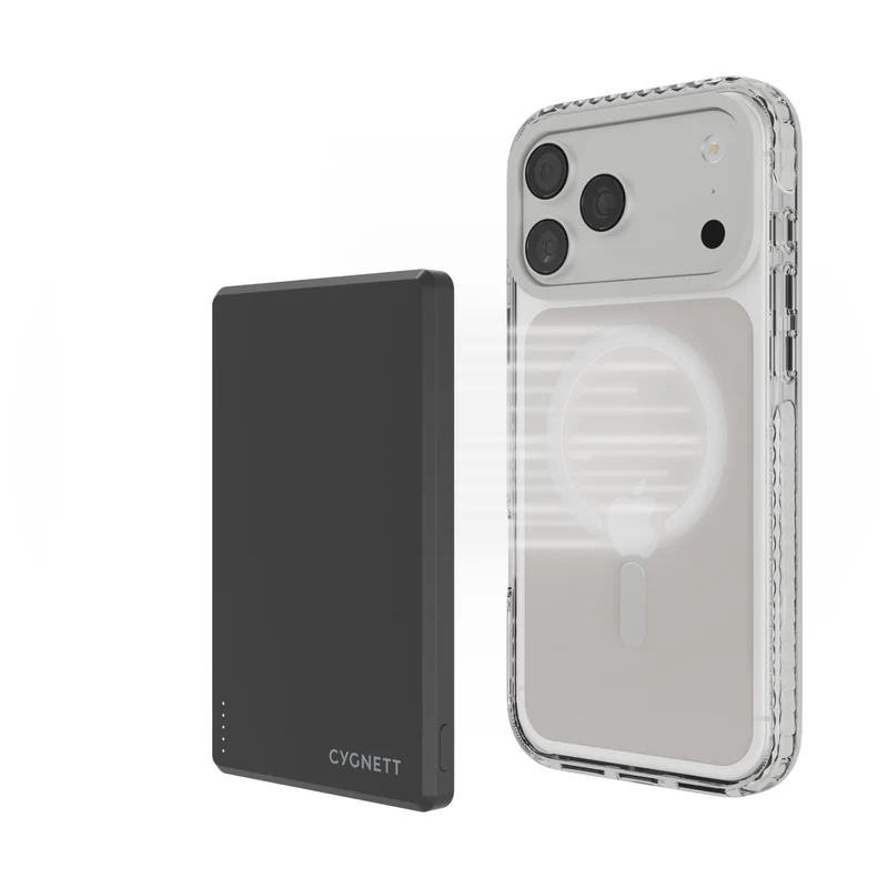 Cygnett Charge and Connect MagSafe Case for iPhone 18 Pro Max/17 Pro Max (White)