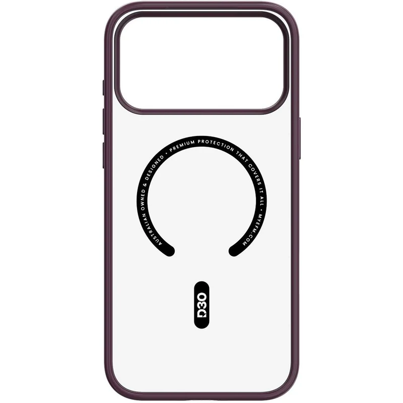EFM Manhattan Case with D3O Zero for iPhone 18 Pro Max (Plum)