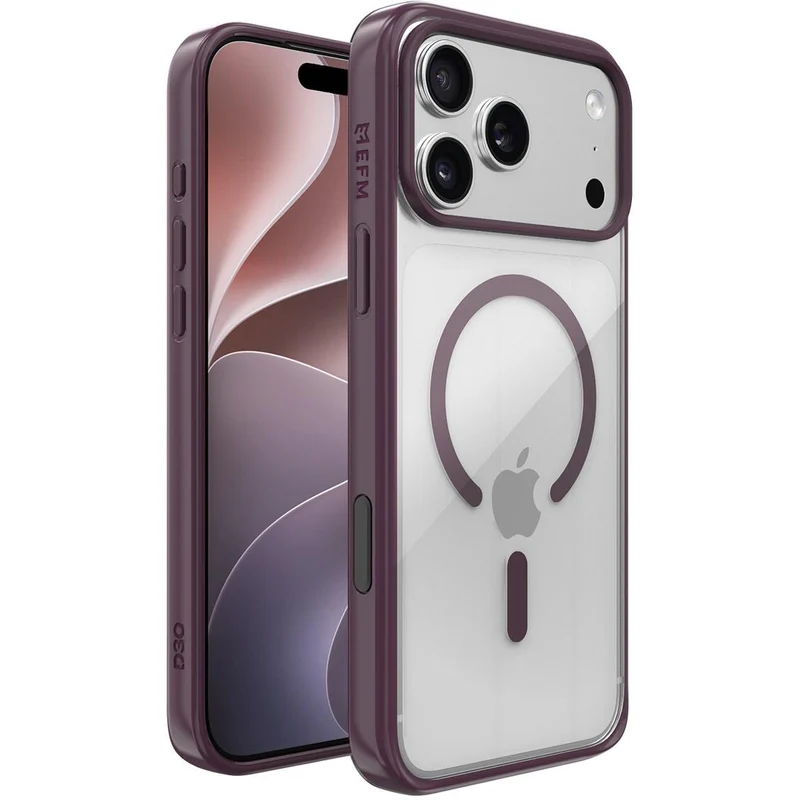 EFM Manhattan Case with D3O Zero for iPhone 18 Pro (Plum)