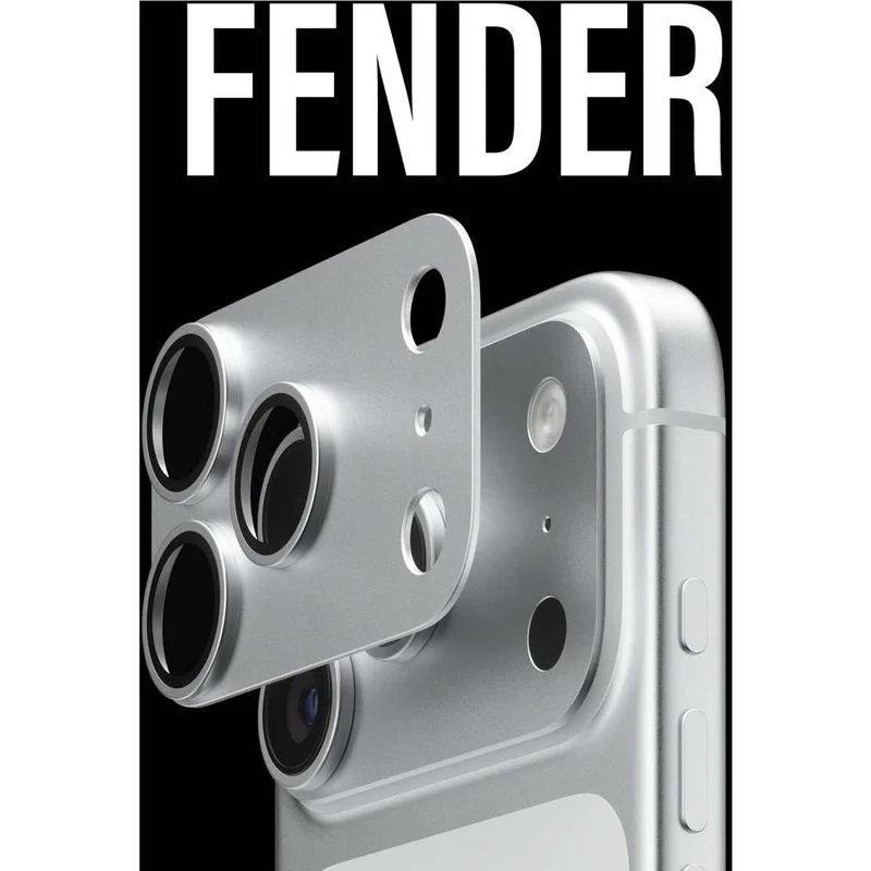PanzerGlass Fender Camera Protector for iPhone 18 Pro (Silver)