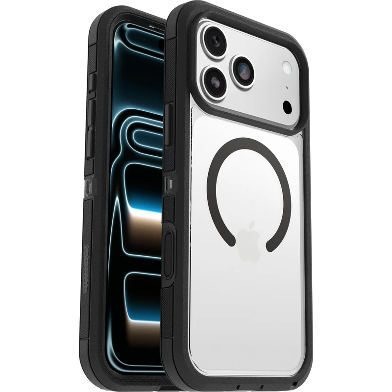 OtterBox Defender Pro XT Magnetic Case for iPhone 18 Pro Max (Clear/Black)
