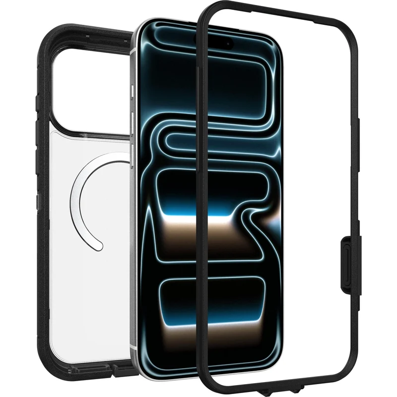 OtterBox Defender Pro XT Magnetic Case for iPhone 18 Pro Max (Clear/Black)