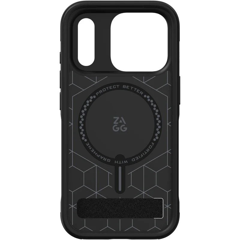 ZAGG Sedona Snap KickStand Case for iPhone 18 Pro/17 Pro (Black)