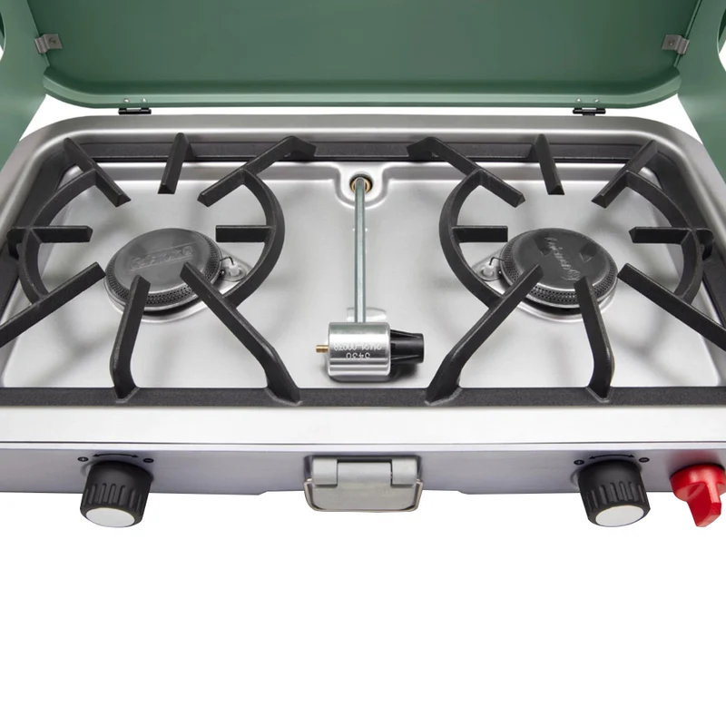 Coleman Cascade 3-in-1 Two Burner Camping Stove (Green)