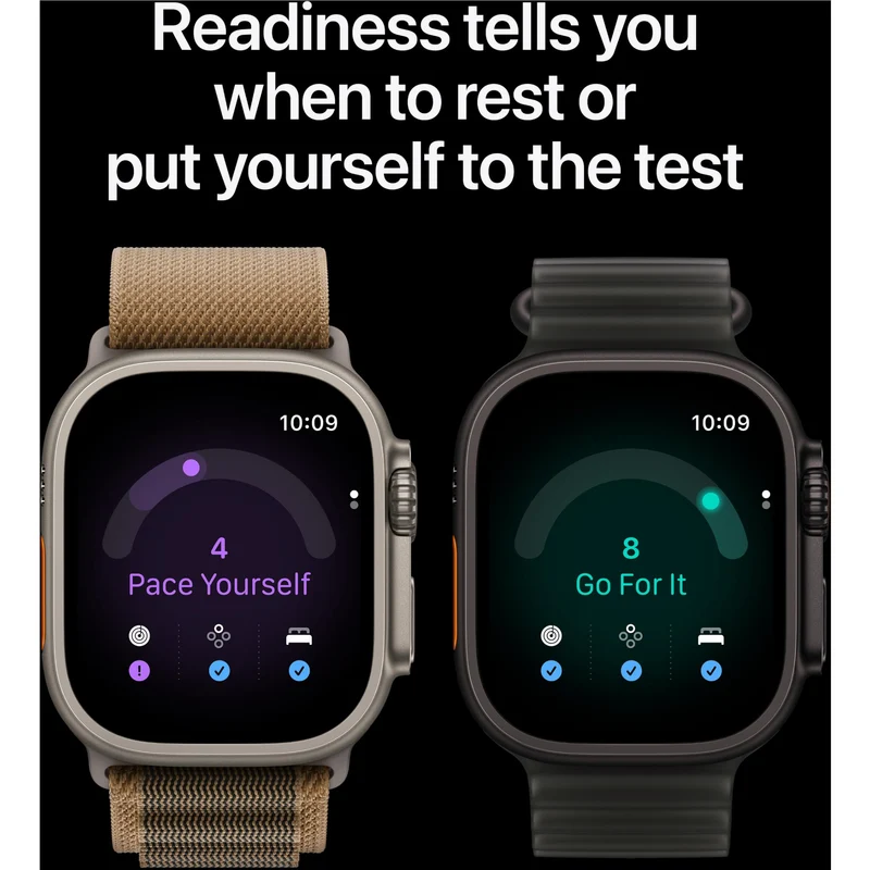 Apple Watch Ultra 4 49mm Natural Titanium Case GPS + Cellular Alpine Loop (M) [Desert]