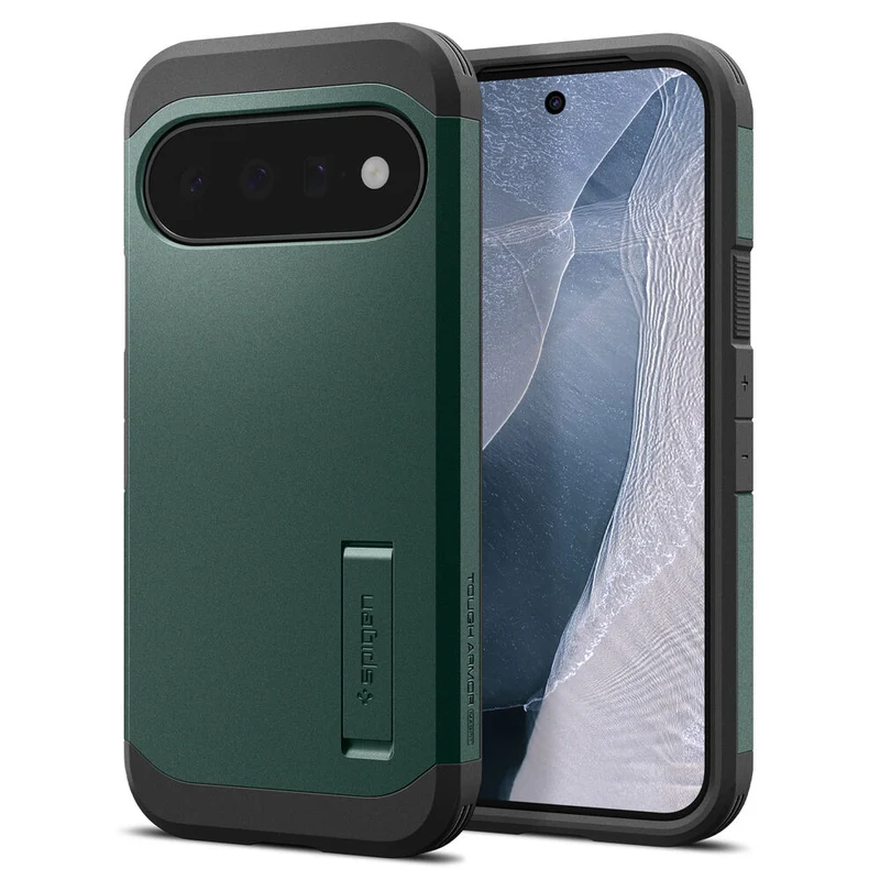 Spigen Google Pixel 11 Tough Armor (MagFit) Case (Abyss Green)