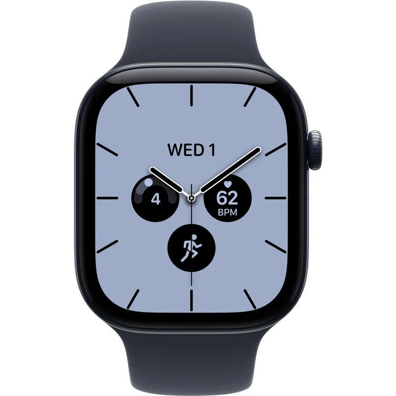Apple Watch Series 12 46mm Night Blue Ceramic Case GPS + Cellular Sport Band (S/M) [Navy Blue]