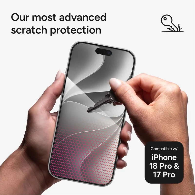 ZAGG InvisibleShield Glass XTR6 Screen Protector for iPhone 18 Pro/17 Pro