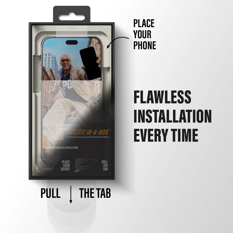 PanzerGlass Screen Protector for iPhone 18 Pro Max/17 Pro Max with FASTFIT IN-A-BOX