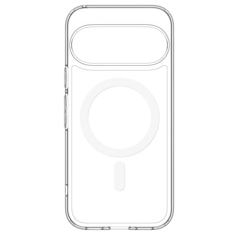 Spigen Google Pixel 11 Pro Ultra Hybrid (MagFit) Case (Clear Case / White Ring)