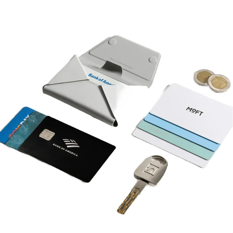 MOFT MagSafe Magnetic Card Holder Snap Field Wallet With Stand - Misty Cove