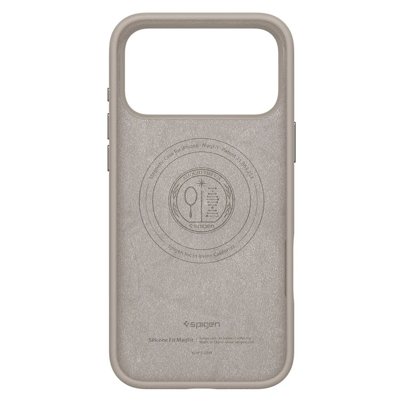 Spigen Apple iPhone 17 Pro Max Silicone Fit (MagFit) Case (Stone)