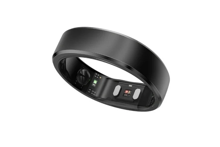 RingConn Gen 2 Smart Ring - Size 6 (Matte Black)