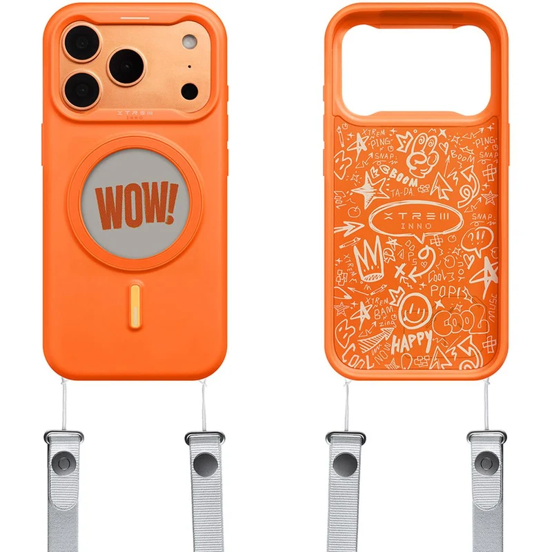 XTREM iPhone 17 Pro Max MagSafe Customisable Case (Orange)