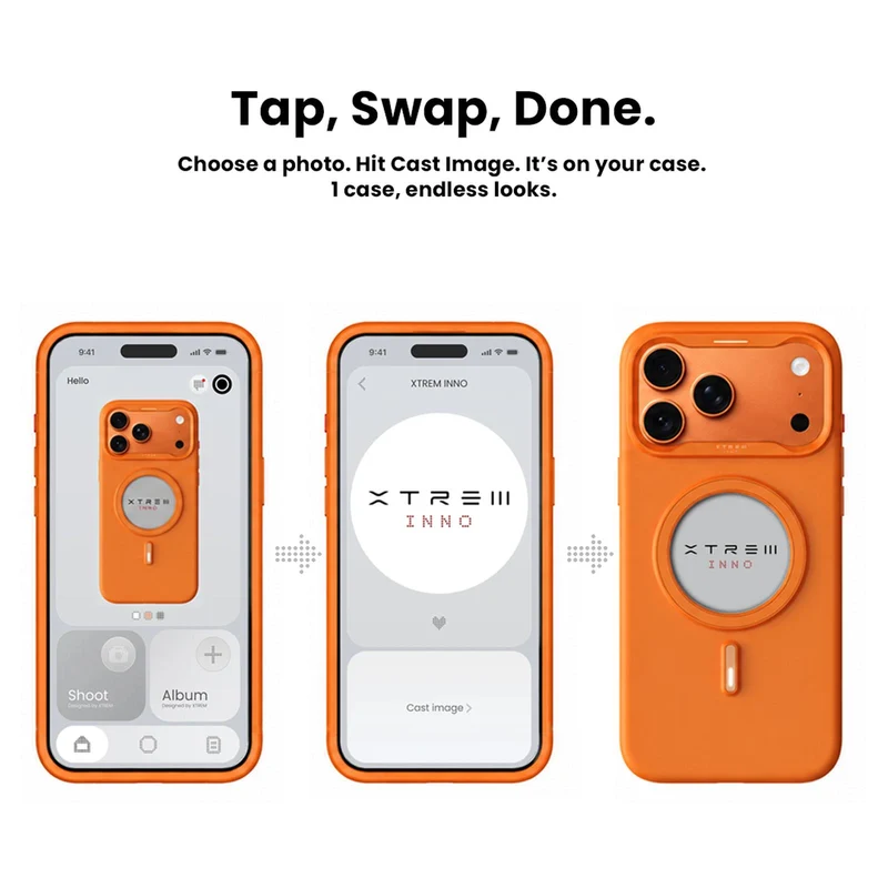 XTREM iPhone 17 Pro Max MagSafe Customisable Case (Orange)