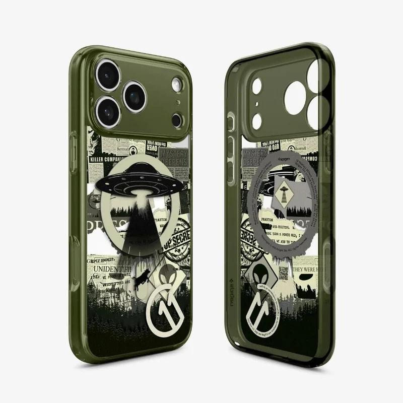 SPIGEN Apple iPhone 17 Pro c11 Series Ultra Hybrid (MagFit) Case (Phantom)