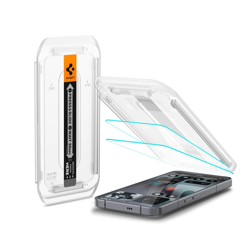 Spigen Nothing Nothing Phone (3) GLAS.tR EZ Fit 2PCS Glass Screen Protector - Clear